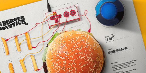 Burger King transforma una hamburguesa en un control funcional para celebrar el Día del Gamer