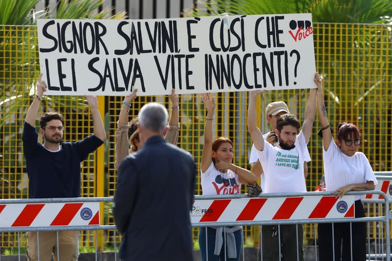 Trial for Matteo Salvini in Palermo