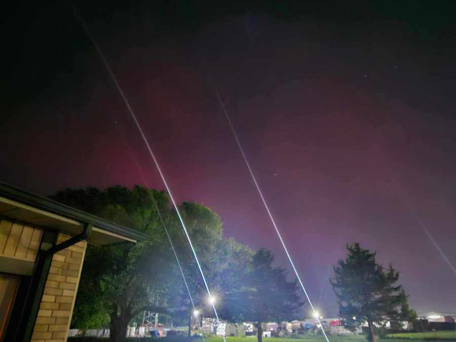 Northern lights in Wichita on May 10, 2024 (Courtesy: Shawntele Crownover)