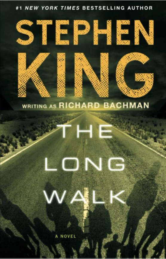 Cover art for "The Long Walk" by Stephen King.