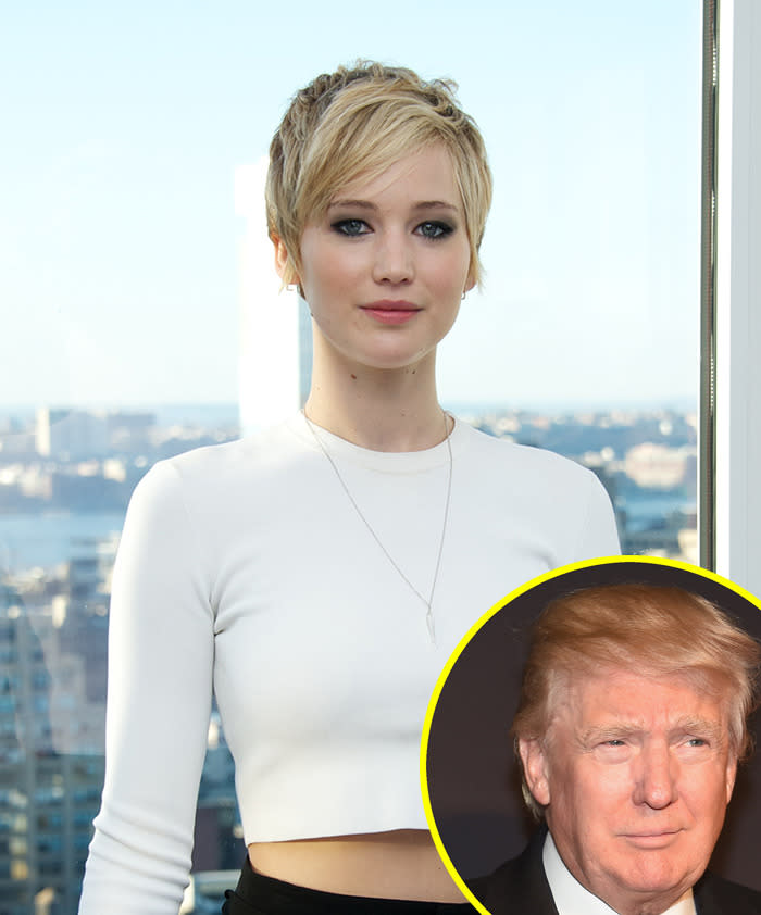 Jennifer Lawrence Says Donald Trump Presidency Would Be the 'End of the World'