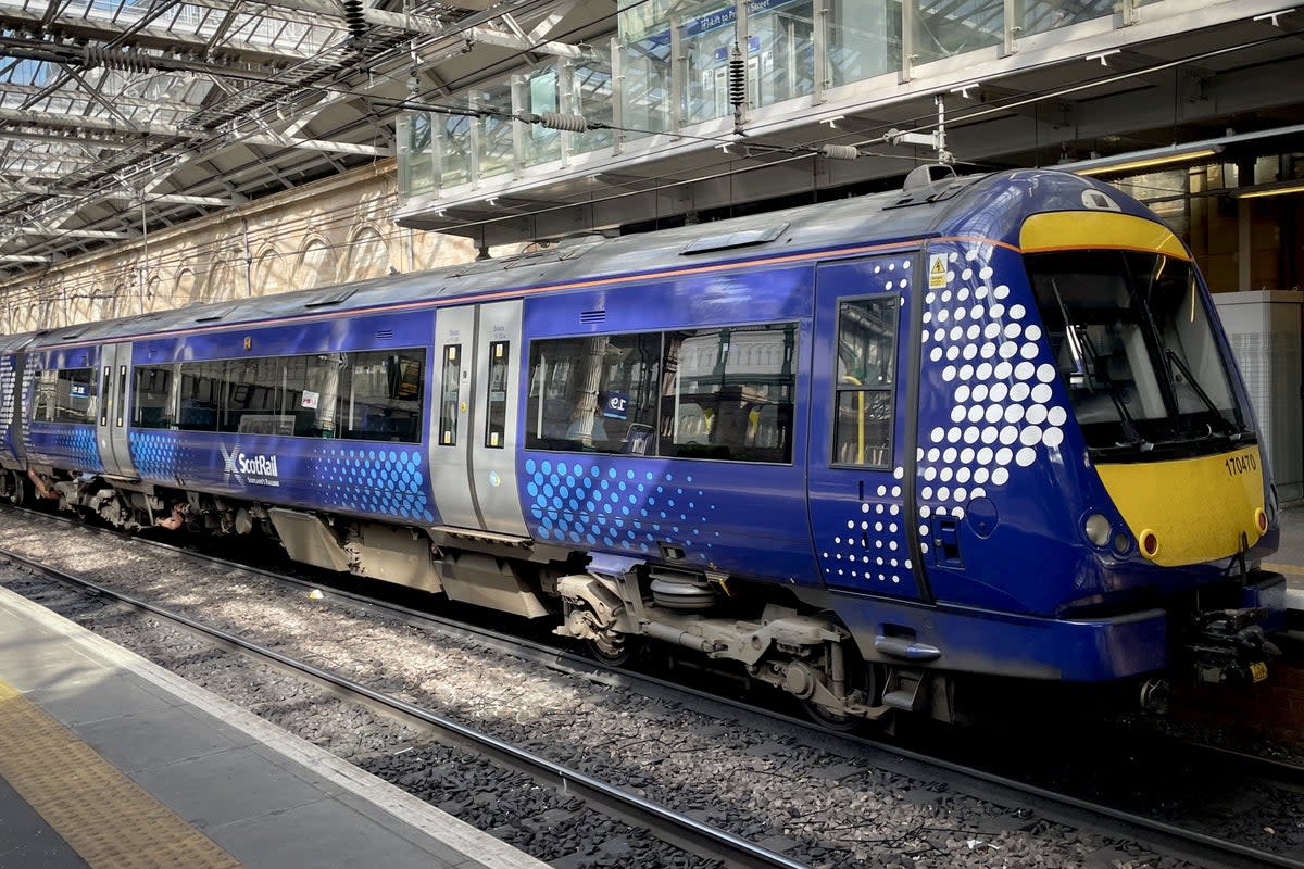 Just five ScotRail services are running on Wednesday (Jane Barlow/PA) (PA Wire)