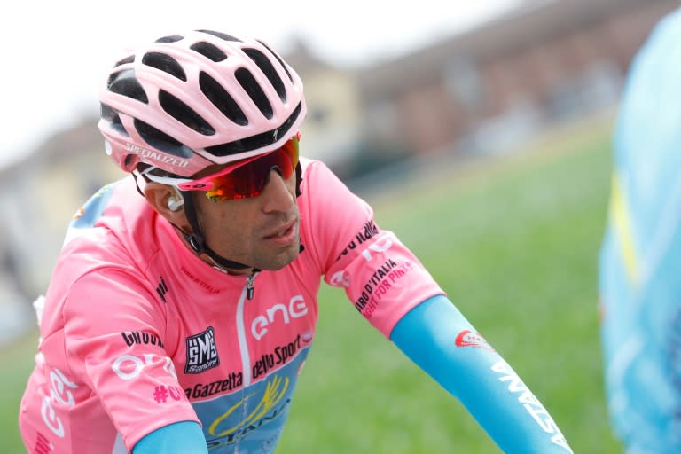 Defending champion Vincenzo Nibali targets a third pink jersey in the 100th edition of the Giro d'Italia cycling race