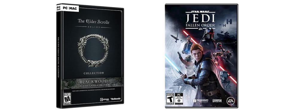 The Elder Scrolls Blackwood and Star Wars: Jedi Fallen Order 