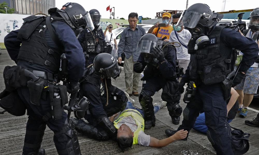 <span>Photograph: Vincent Yu/AP</span>