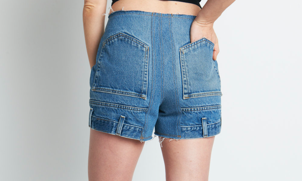 What do you make of upside down denim? [Photo: Cie]