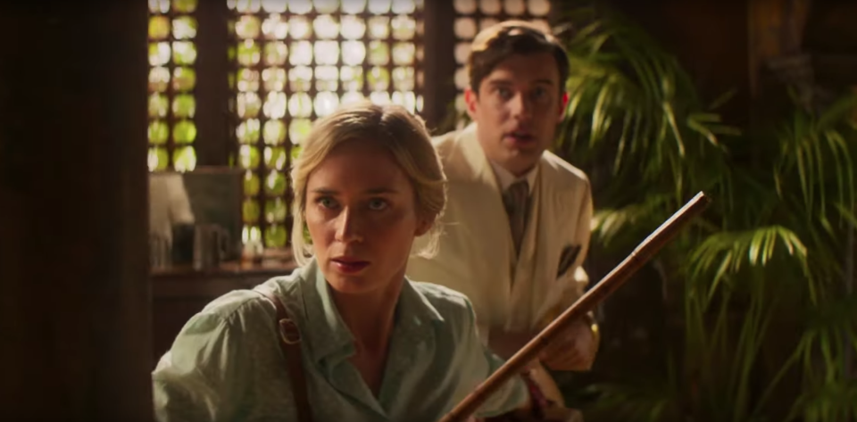 Emily Blunt and Jack Whitehall in a still from &lt;i&gt;Jungle Cruise&lt;/i&gt;. (Disney)