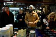 New Democratic Party (NDP) leader Jagmeet Singh visits Granville Island in Vancouver