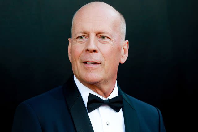 <p>Rich Fury/Getty</p> Bruce Willis in 2018