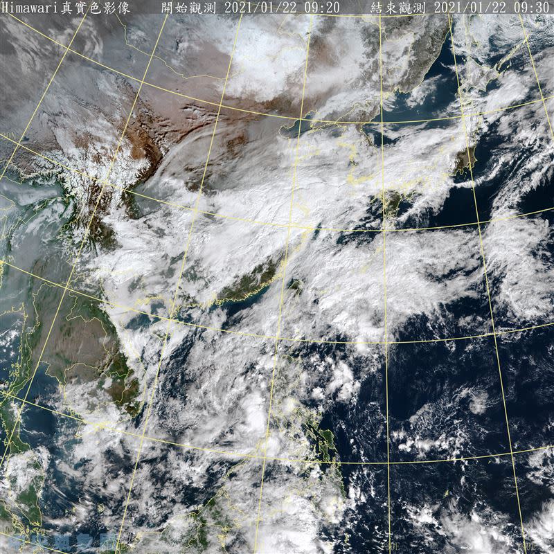 學測兩日天氣，受到東北季風影響，將有局部短暫雨。（圖／翻攝自氣象局）