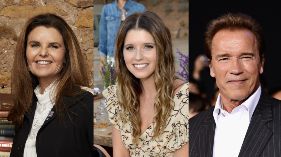 Maria Shriver, Katherine Schwarzenegger, Arnold Schwarzenegger