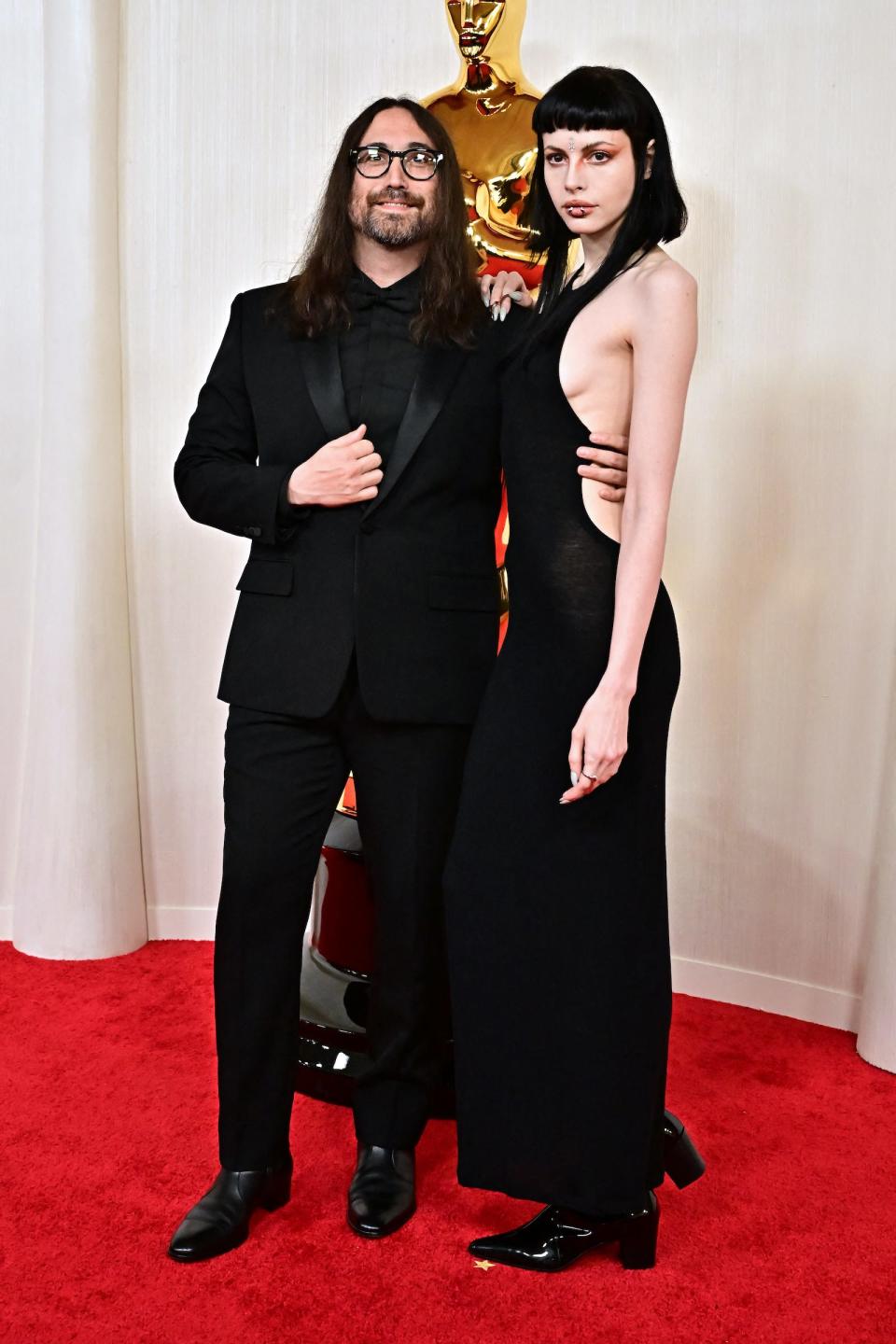Sean Lennon and Charlotte Kemp Muhl attend the 96th Annual Academy Awards.