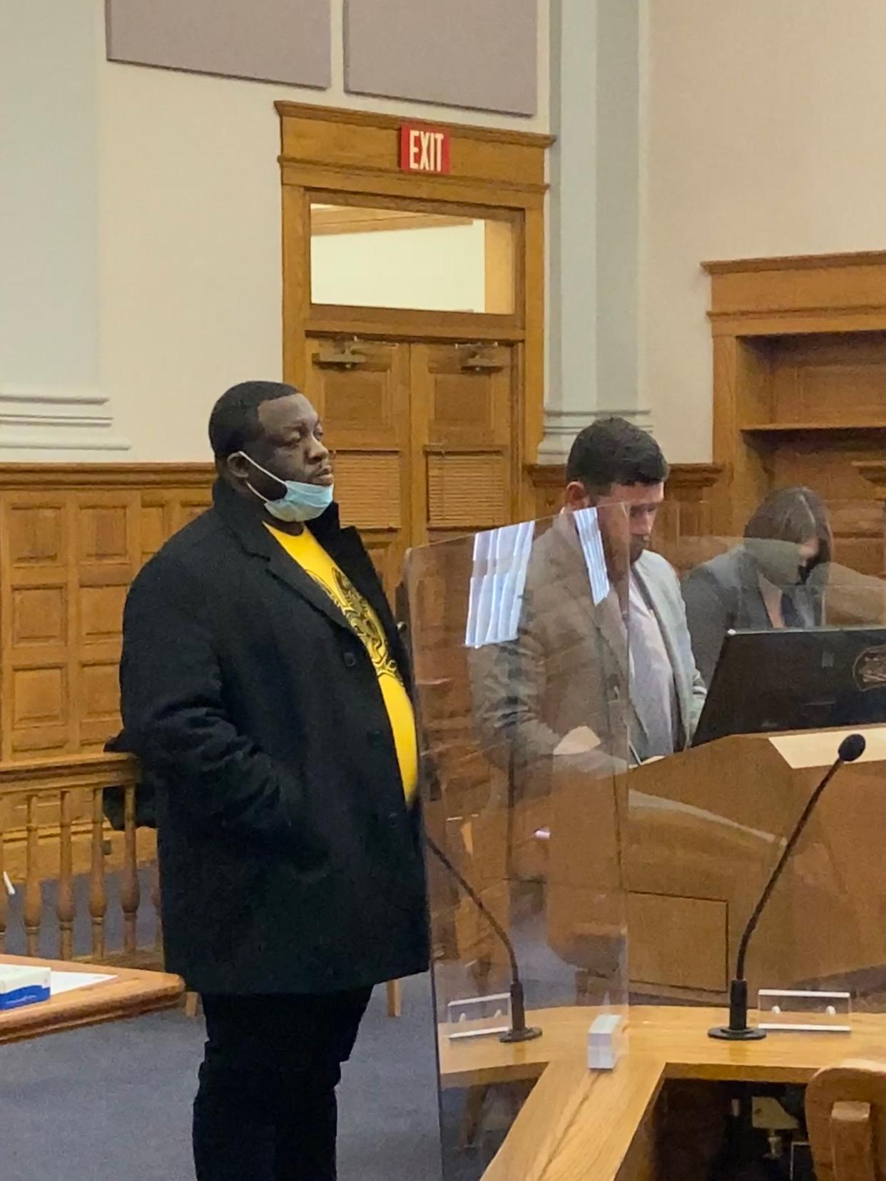 Nichalous Harvey (left) avoided prison on Wednesday and instead got probation for using a gun during a fatal confrontation with Aaron Lucas of Canton. Harvey, as a convicted felon, was not allowed to have a gun.