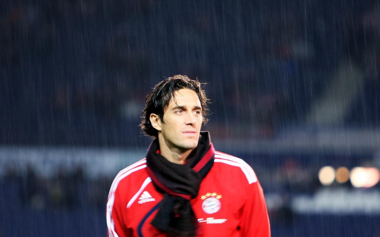 Luca Toni in his Bayern Munich kit