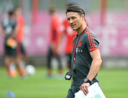 Bayern Munich's new Croatian coach Niko Kovac attends a training session at the club