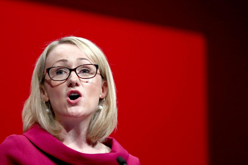 Rebecca Long-Bailey pictured at the Labour Party conference last month (Gareth Fuller/PA)