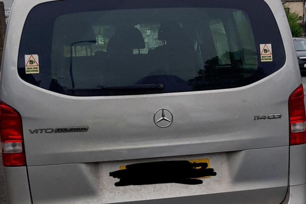 Police checks on the Mercedes-Benz showed no insurance or MOT <i>(Image: West Yorkshire Police)</i>