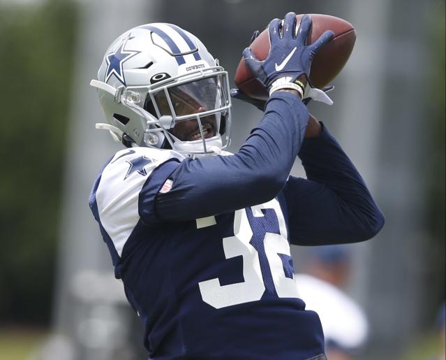 Dallas Cowboys safety Donovan Wilson (6) defends fro the secondary