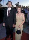 <p>The action star said “I do” to the Oscar-winning actress back in 1995, following a strange courtship that <a href="https://www.independent.co.uk/news/people/profiles/the-thursday-interview-patricia-arquette-624874.html" rel="nofollow noopener" target="_blank" data-ylk="slk:supposedly included" class="link ">supposedly included</a> a proposal from Nicolas the same day they met. After five years, they announced their separation, and the divorce was finalized in 2001.</p>