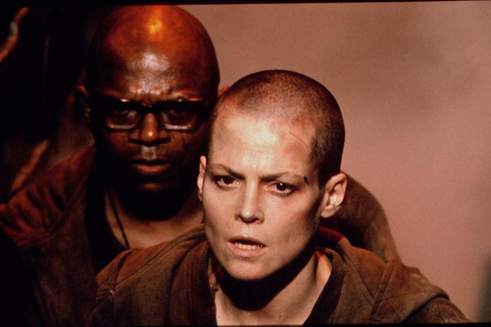 <p>When Sigourney Weaver reprised her role as Ellen Ripley in <em>Aliens 3</em>, her character was seen with a bold new shaved head. However, in order to pull it off, the actress sported the look in real life. </p>