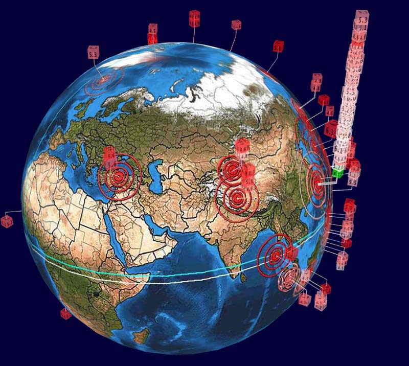 圖／翻攝自earthquake3d網頁