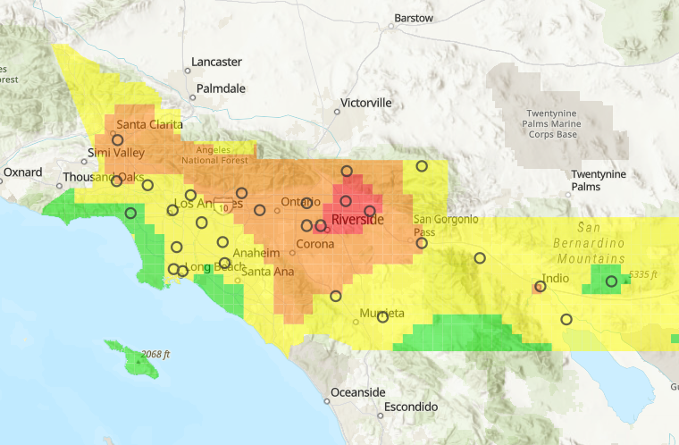 air quality map