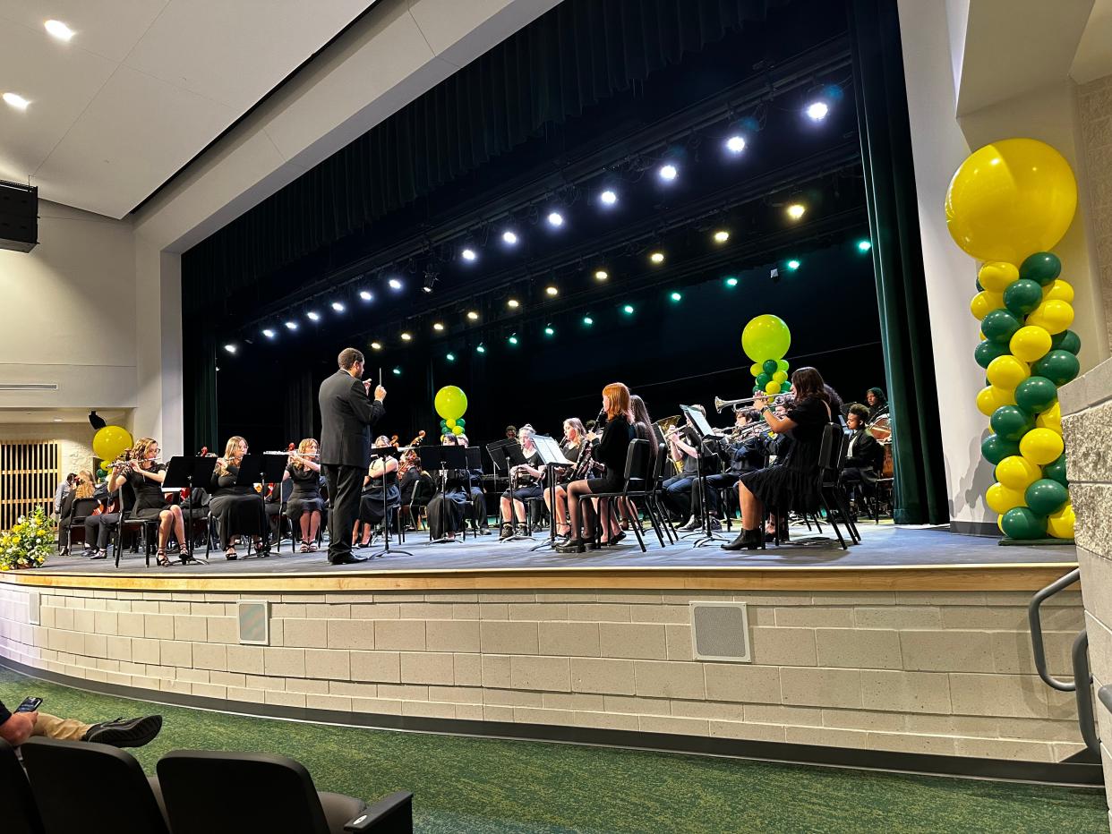 Crest High School celebrated the opening of its new auditorium Thursday