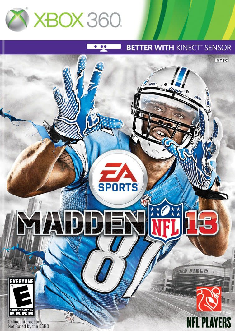 Madden 13 cover (via EA Sports/Microsoft)