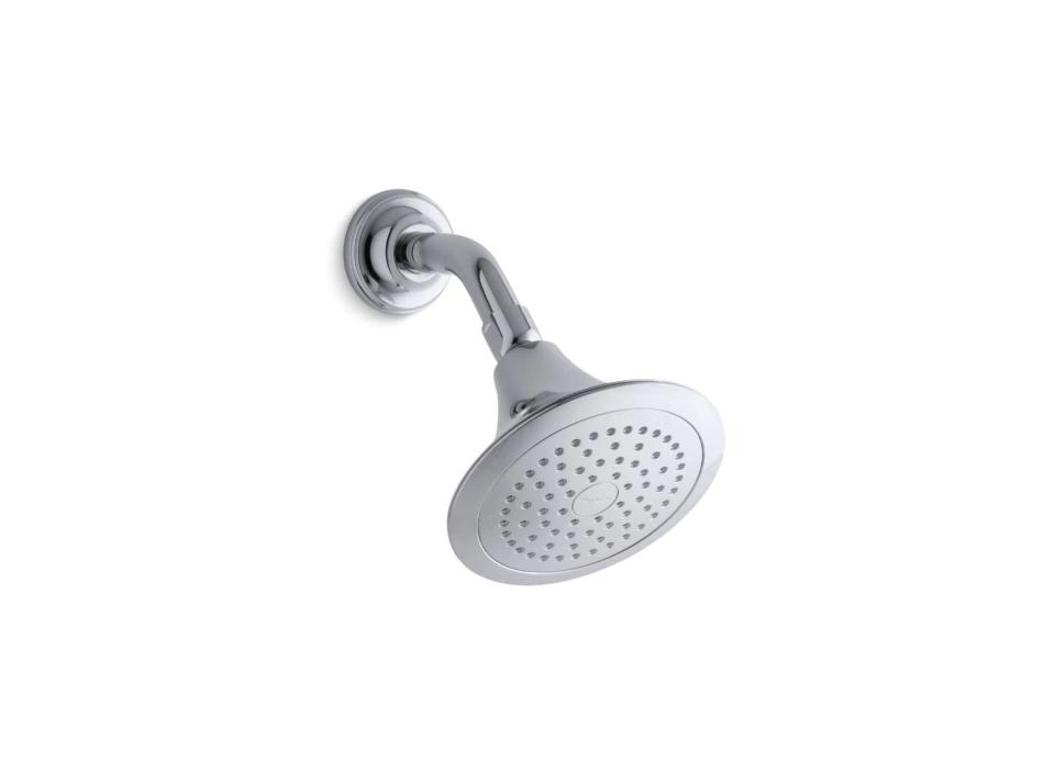 This showerhead combines water and air to provide a smooth, steady stream of water. (Source: Amazon)