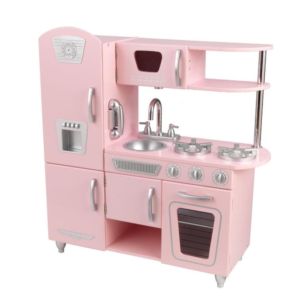 Vintage Pink Kitchen Set