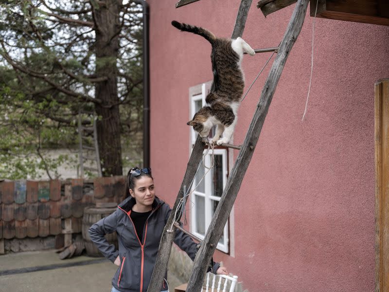 The Wider Image: The last women standing in a Serbian village swallowed by mine