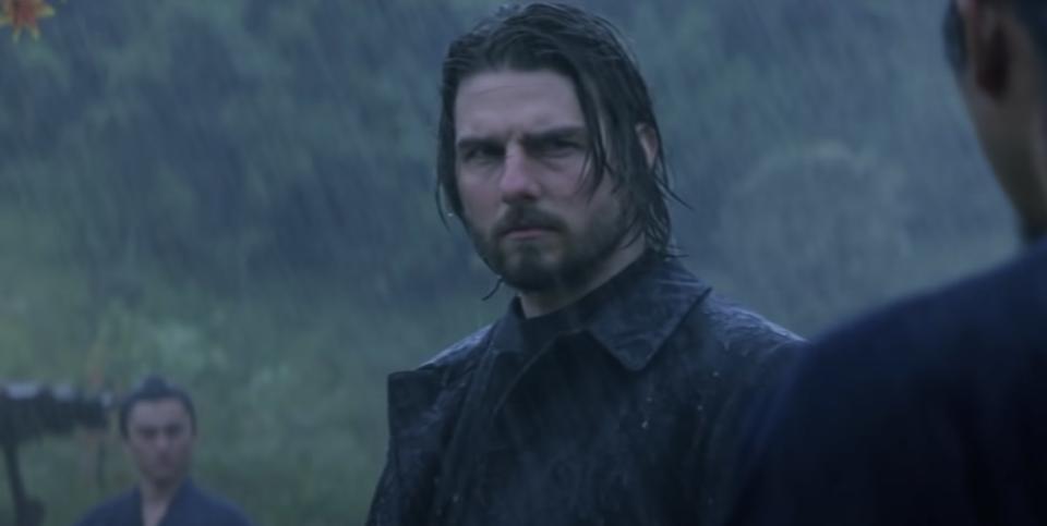 Tom Cruise as Nathan Algren in The Last Samurai