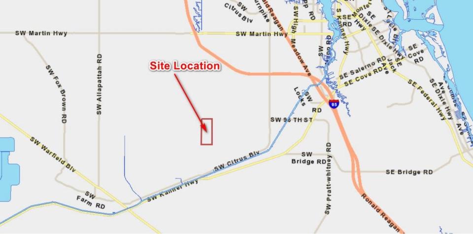 Florida Power & Light Co.'s White Tail Solar Energy Center is to be located north of Southwest Citrus Boulevard near Indiantown in western Martin County.