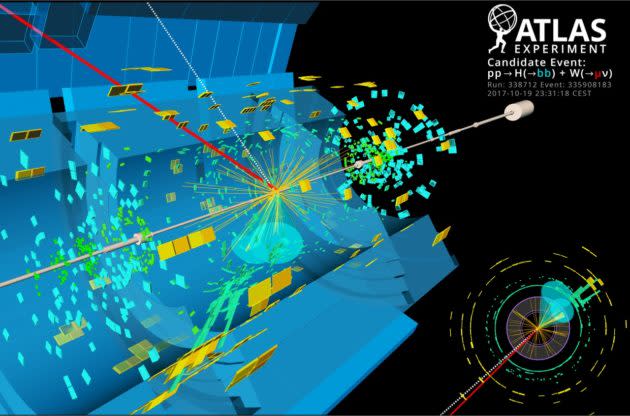 LHC collision