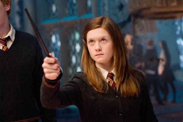 Bonnie Wright, aka Ginny Weasley, went back to Diagon Alley and had a magical time