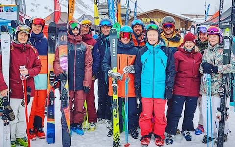 telegraph ski test team - Credit: adrian myers