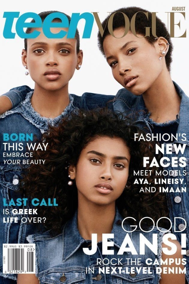Teen Vogue's August 2015 cover (Photo: Teen Vogue)
