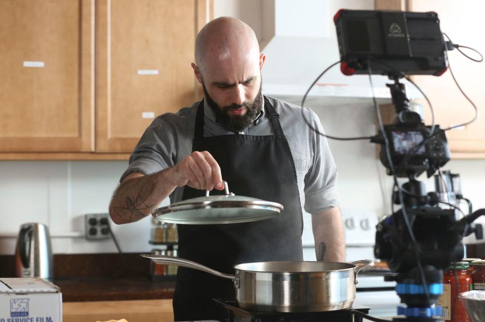 Mendon native Andrew Rea's YouTube channel, Babish Culinary Universe, has more than 10 million subscribers. His cookbook, “Basics With Babish,” comes out on Oct. 24, and he also has started selling a line of cookware.