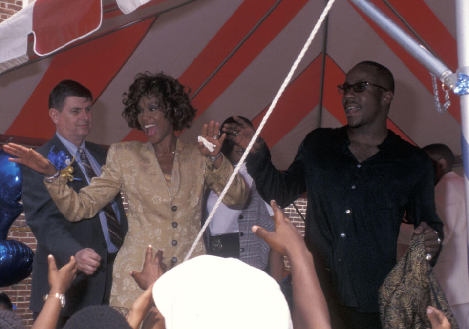 Bobby Brown 90s pictured: Bobby Brown and Whitney Houston