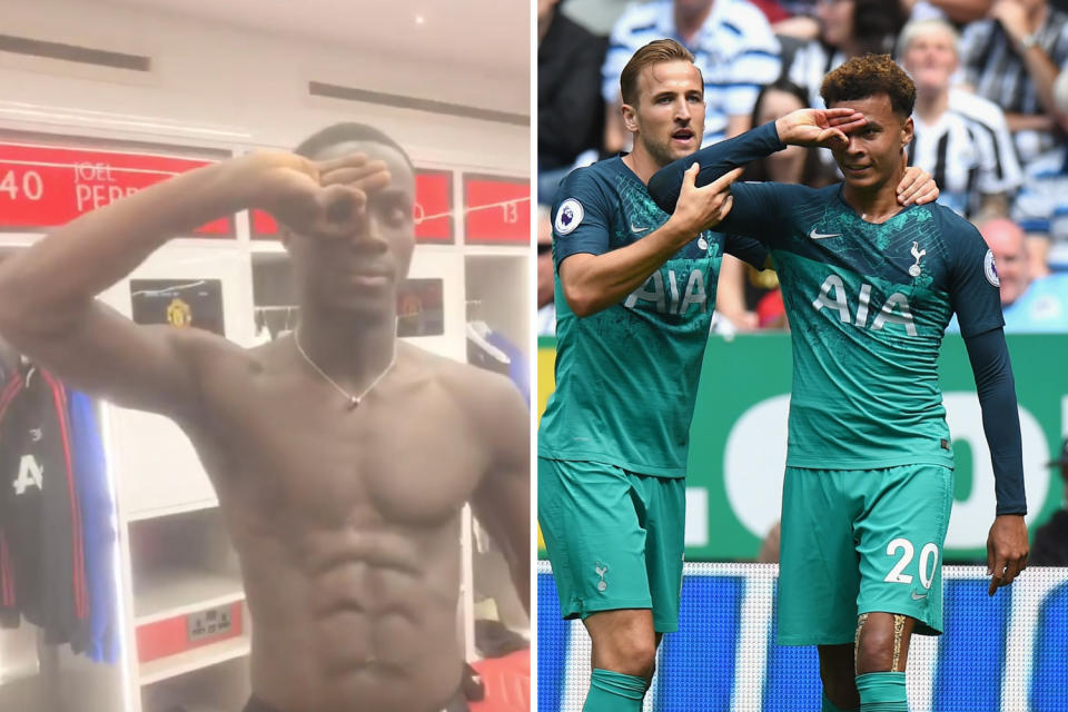 Manchester United stars have been copying Dele Alli’s new celebration