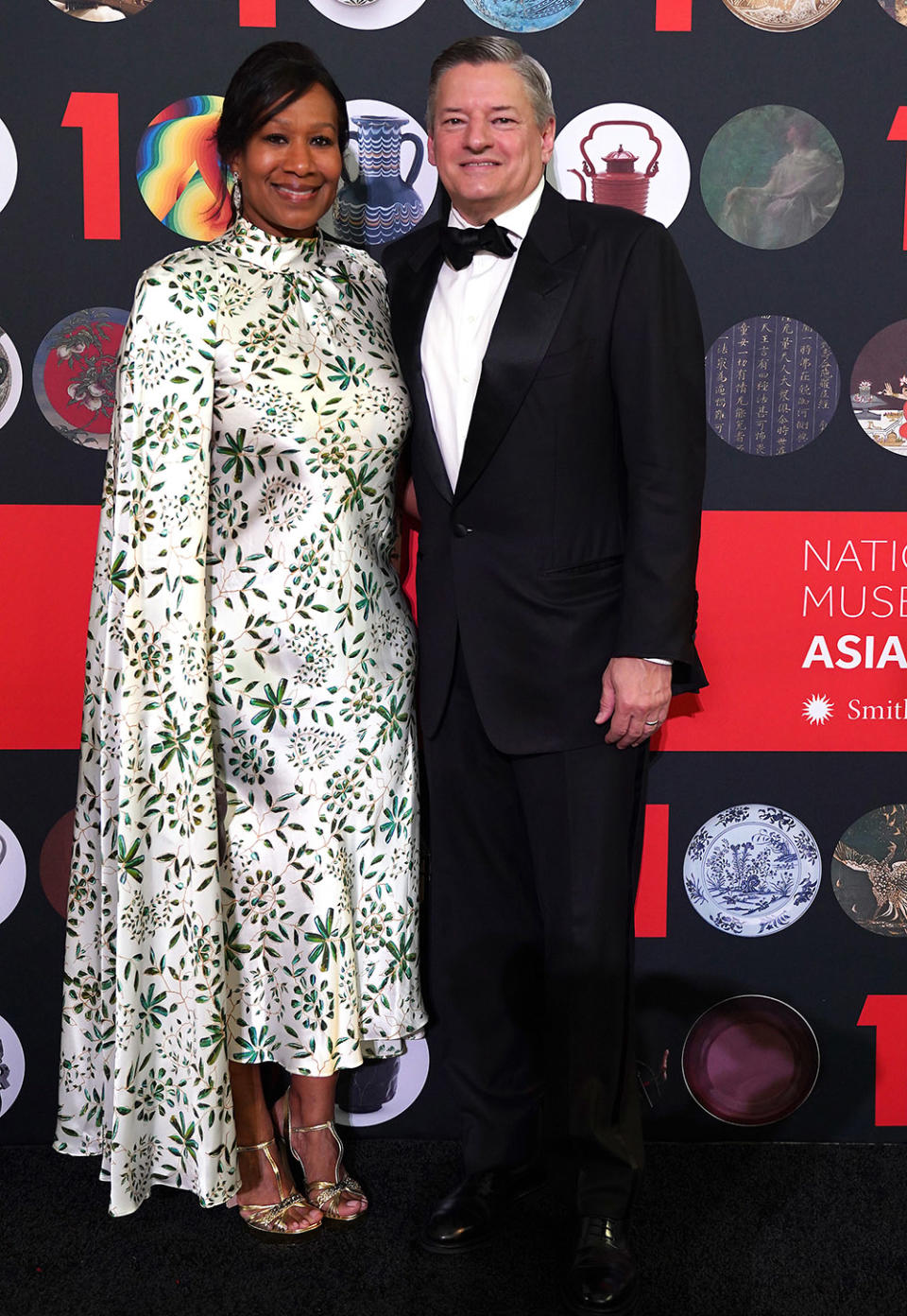 Nicole Avant and Ted Sarandos attend the National Museum of Asian Art Centennial Celebration Dinner on May 11, 2023 in Washington, DC.