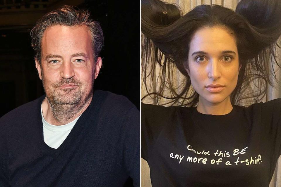 getty; Matthew Perry/instagram Matthew Perry and Molly Hurwitz