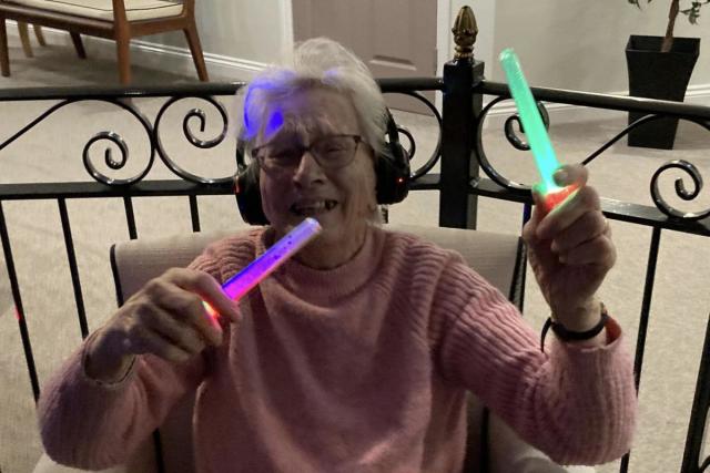 Silent disco rave at care home goes viral on TikTok