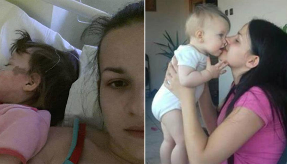 The mum and daughter had been in and out of hospital since 2016, sometimes going a few times a week. Source: Facebook/ Dragana Petrovic