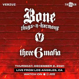 On Thursday, December 2, TrillerVerz will present boxing with "Night of the Heavyweights" from New York City, and a VEZUZ featuring Bone Thugs-N-Harmony vs. Three 6 Mafia live from Los Angeles. Watch on FITE.