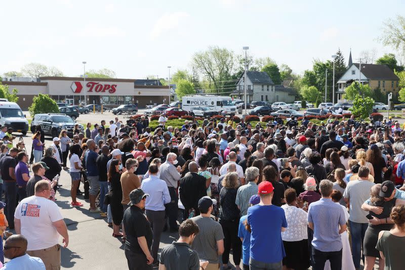 Vigil for victims of shooting in Buffalo