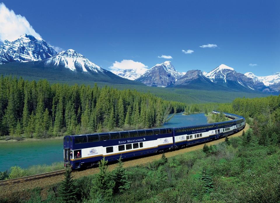 <p>This train route across the Canadian Rockies is a fantastic journey that showcases the country’s breath-taking natural beauty. Tourists prefer to travel during the autumn when the leaves change their colour, peppering the landscape with vibrant earthy oranges, reds, and yellows. There are four types of packages offered with the Gold Leaf being the most luxurious, offering gourmet meals, and a two-level glass domed coach for an unrestricted view of the surroundings.<br> Price: $ 2048 onwards<br> Photograph: Beyondmagazine/Flickr </p>