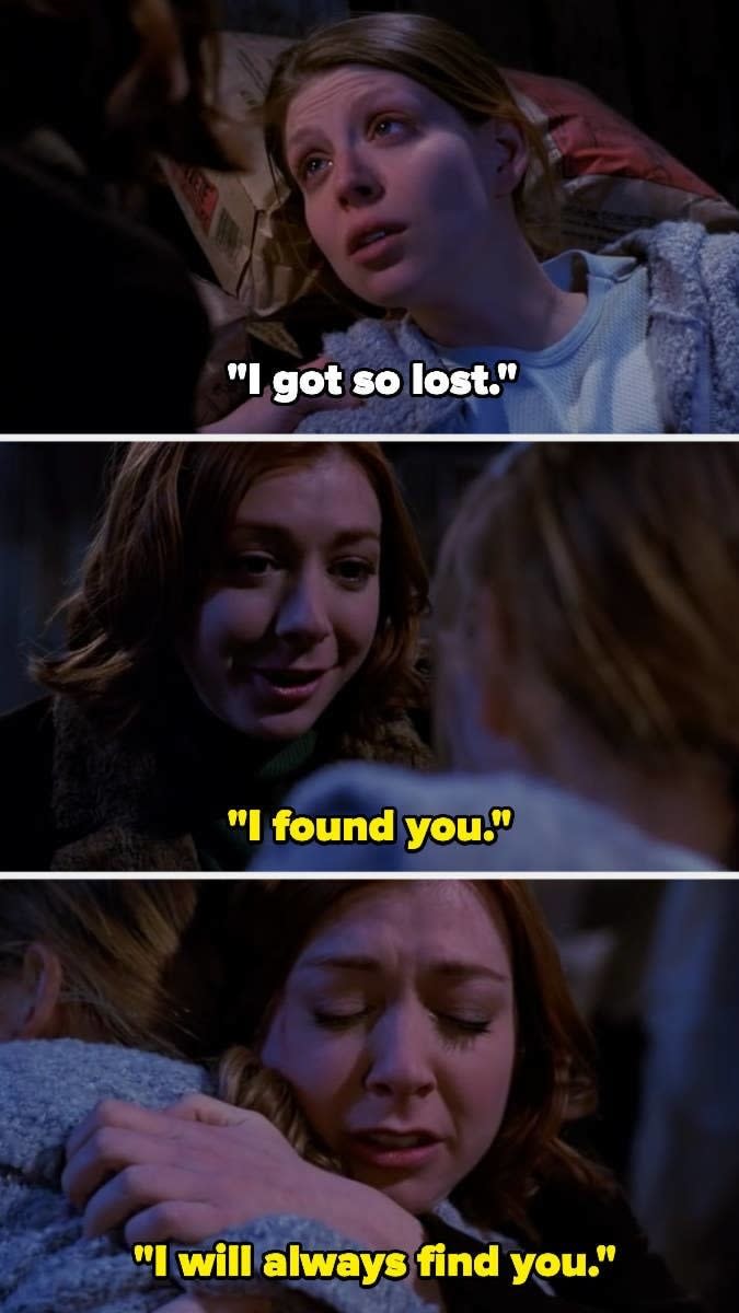 Tara: "I got so lost," Willow: "I found you, I will always find you"