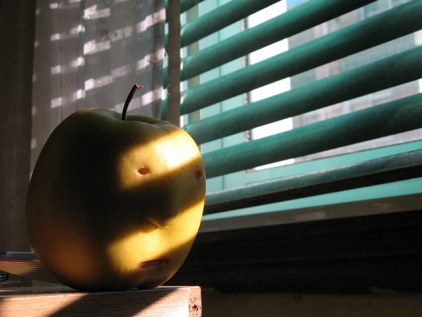 sad apple shadow