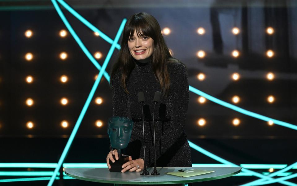 Emma Mackey wins the Rising Star Bafta - Stuart Wilson/BAFTA/Getty